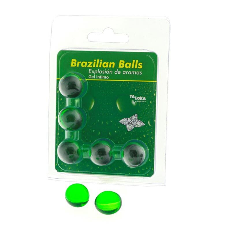 TALOKA - BRAZILIAANSE BALLEN INTIEME MINT GEL 5 BALLEN