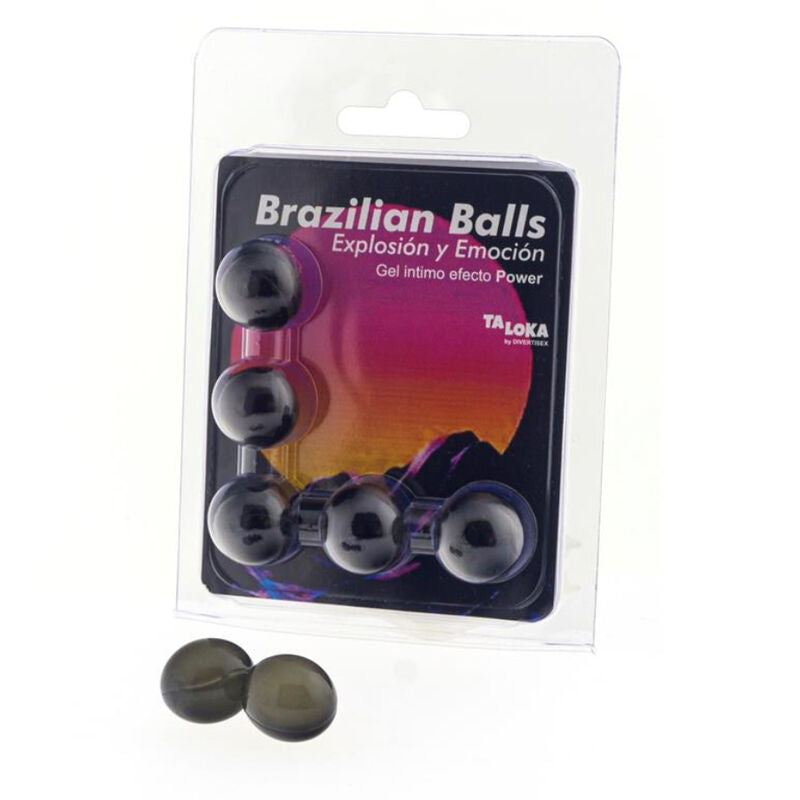 TALOKA - BRAZILIAANSE BALLEN EXCITING GEL POWER EFFECT 5 BALLEN