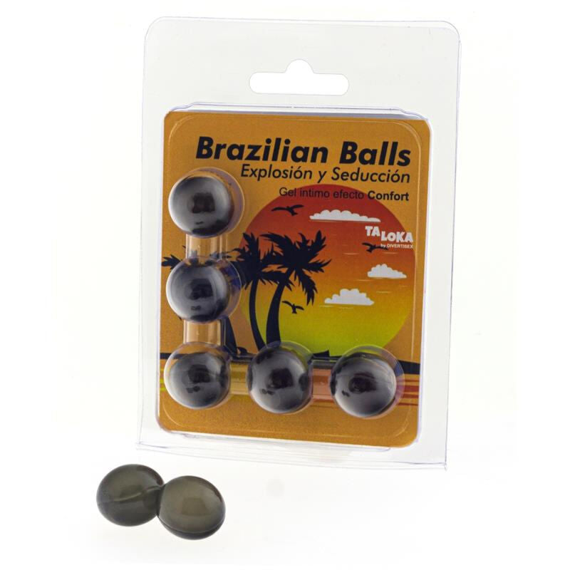 TALOKA - BRAZILIAANSE BALLEN EXCITING GEL COMFORT EFFECT 5 BALLEN