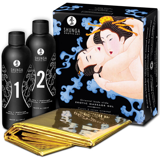 SHUNGA - OOSTERSE BODY-TO-BODY EROTISCHE MASSAGEGEL MET EXOTISCHE VRUCHTEN 