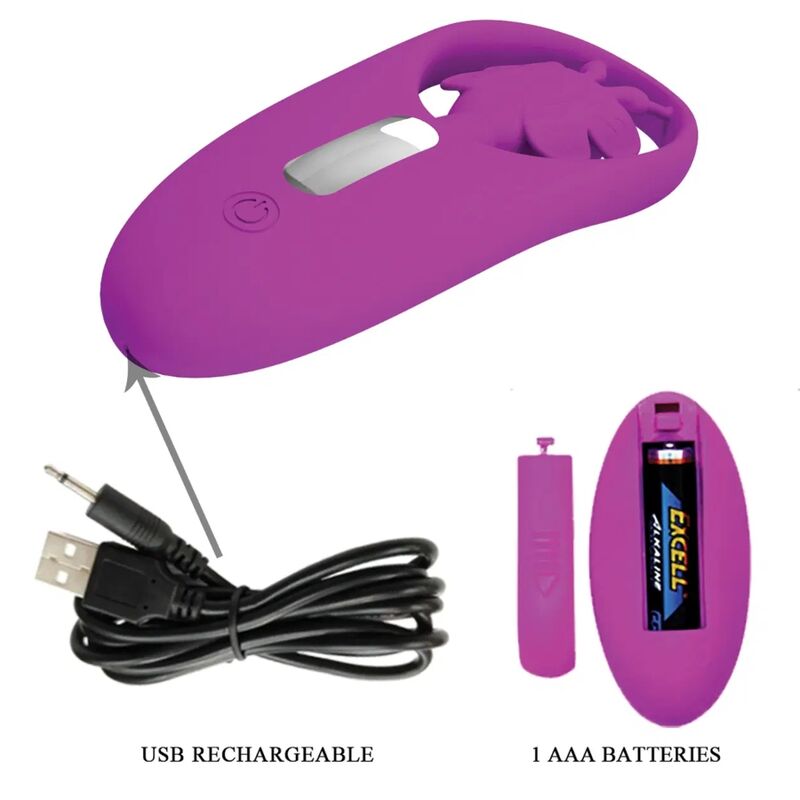 PRETTY LOVE - DANSENDE VLINDER OP AFSTAND BESTUURBARE PANTY STIMULATOR, LILAC