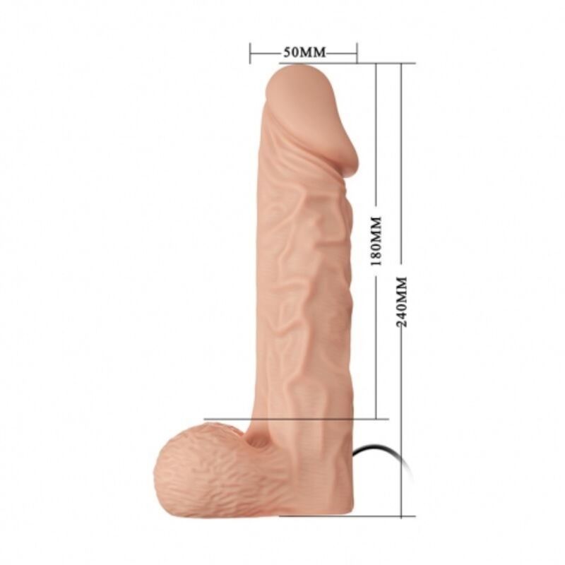 DANCE - ULTRA PASSIONEEL HARNAS 24 CM NATUURLIJK
