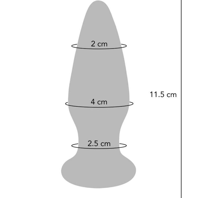 TOYJOY - DE GLANZENDE PLUG KRISTAL VIBRATOR