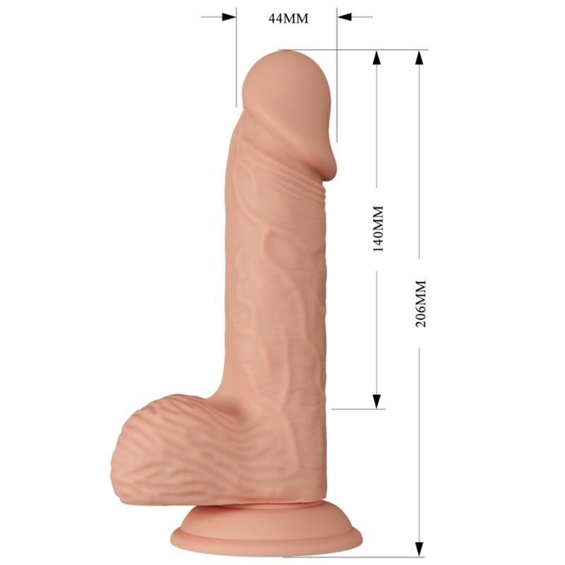 DANCE - BEAUTIFUL ENCOUNTER CATOBLEPAS REALISTISCHE FLEXIBELE DILDO 20.6 CM NATUURLIJK