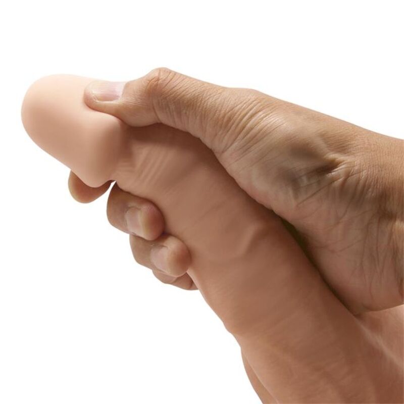 DANCE - PRACHTIGE ONTMOETING BAHAMUT REALISTISCHE FLEXIBELE DILDO 21,8 CM NATUURLIJK