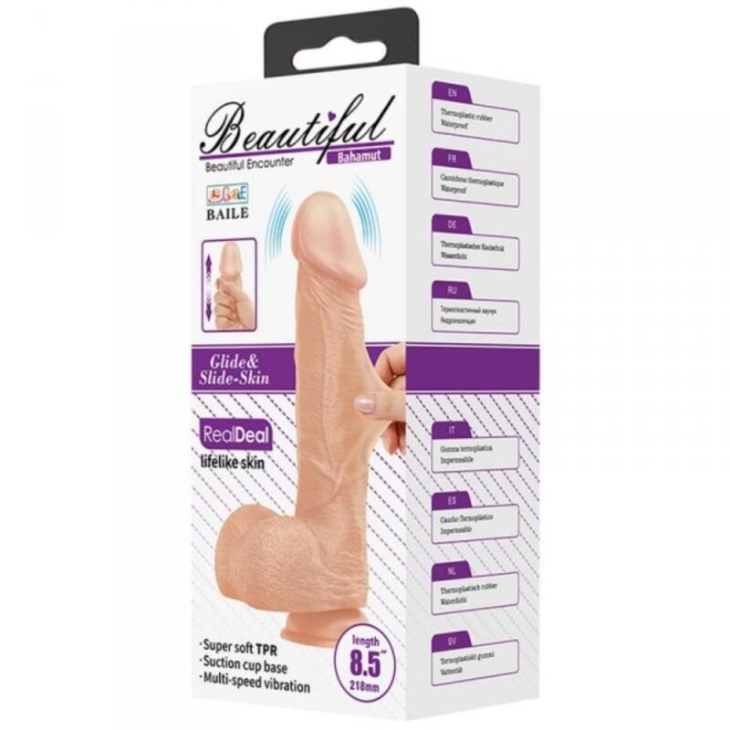 DANS - MOOIE ONTMOETING BAHAMUT VIBRATIE 21,8 CM NATUURLIJK