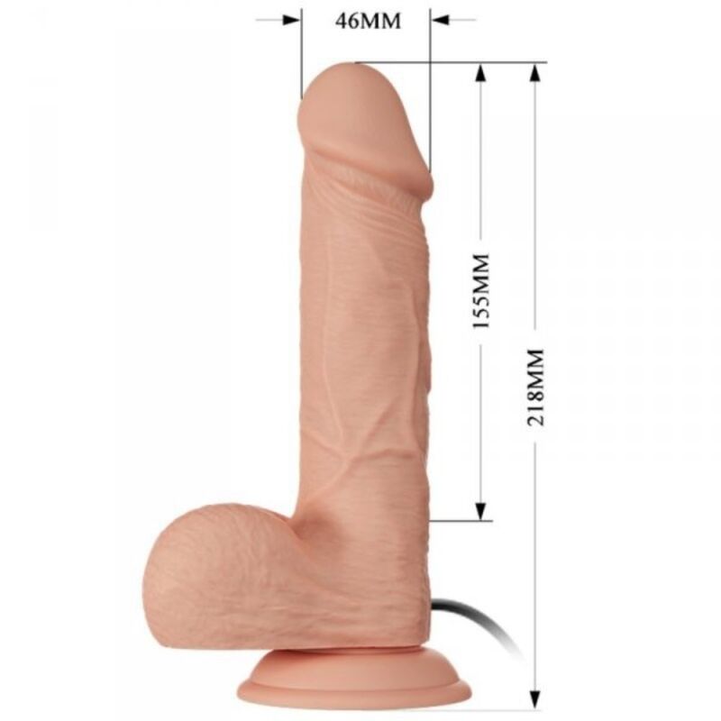 DANS - MOOIE ONTMOETING BAHAMUT VIBRATIE 21,8 CM NATUURLIJK