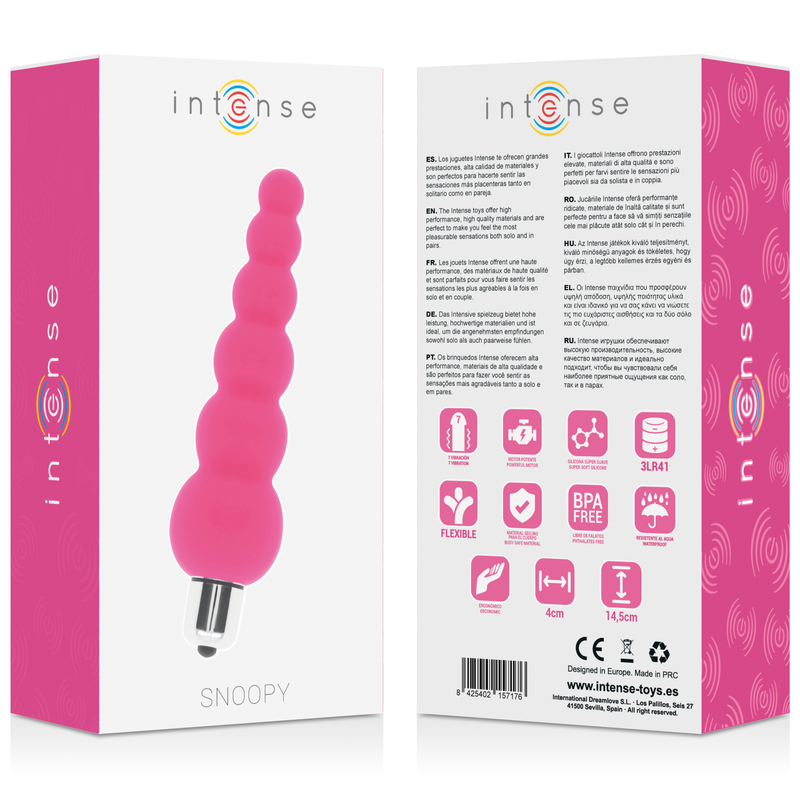 INTENSE - SNOOPY 7 SNELHEDEN SILICONEN INTENSE ROZE