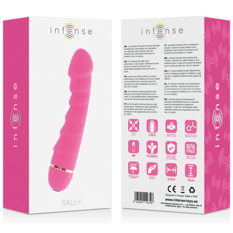 INTENSE - SALLY 20 SNELHEDEN SILICONE ROZE
