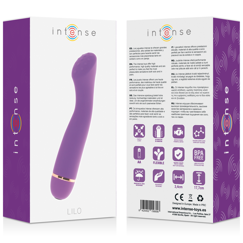 INTENSE - LILO 20 SNELHEDEN SILICONEN LILA