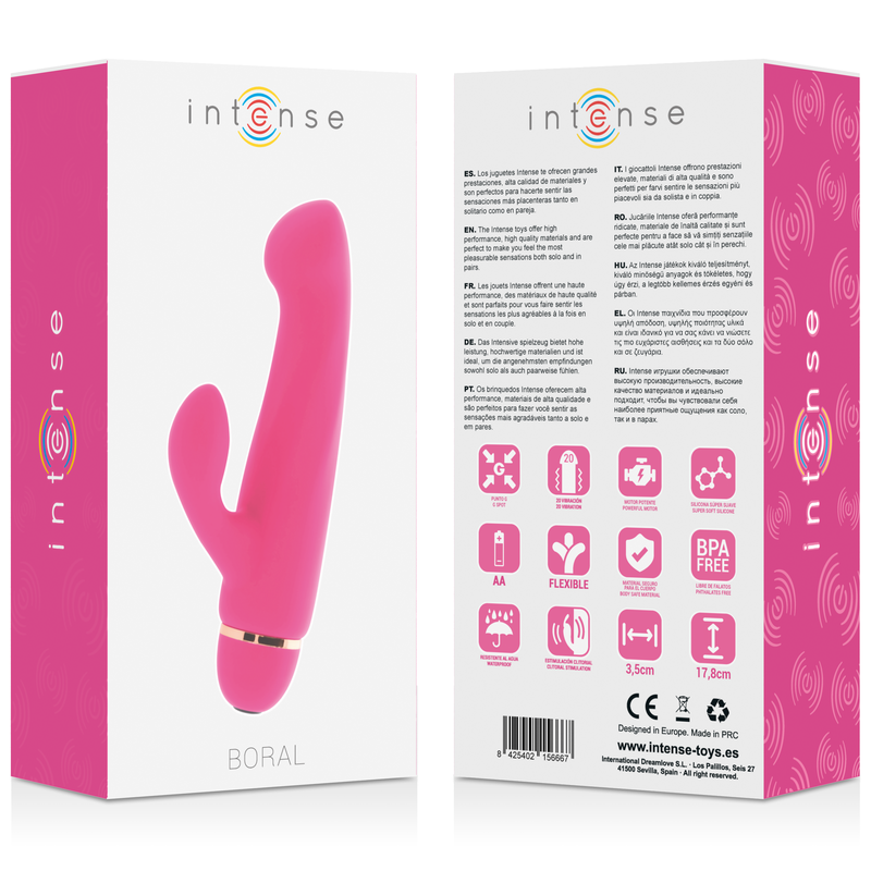 INTENSE - BORAL 20 SNELHEDEN SILICONE ROZE