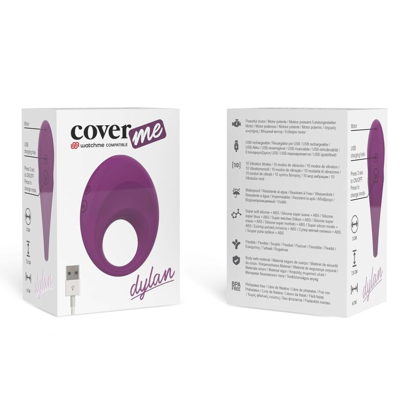 COVERME - DYLAN OPLAADBARE RING COMPATIBEL MET WATCHME DRAADLOZE TECHNOLOGIE