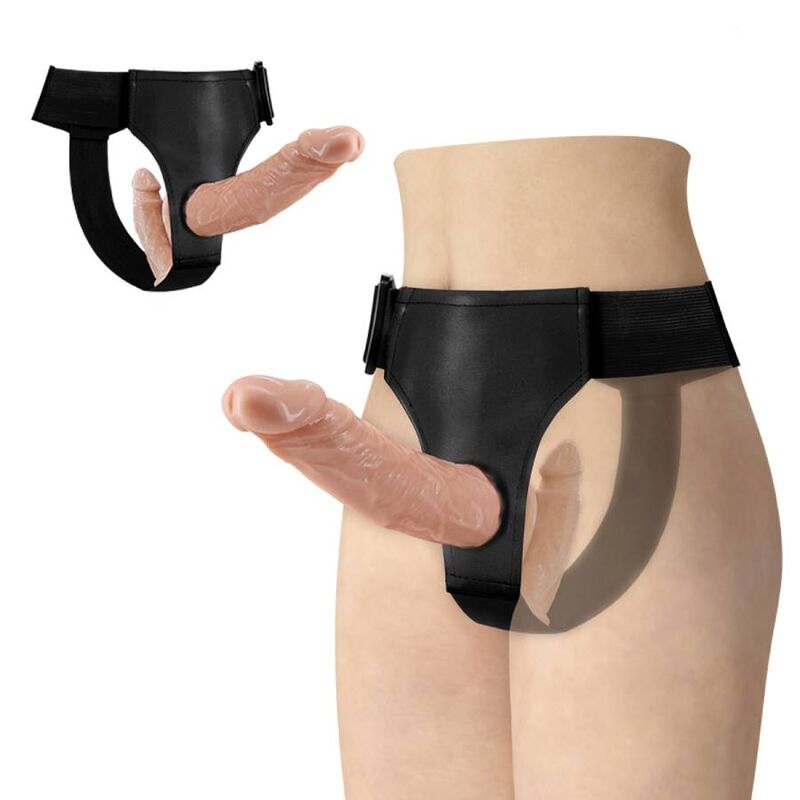 DANS - ULTRA PASSIONEEL HARNAS DUBBELE DILDO'S MET HARNAS