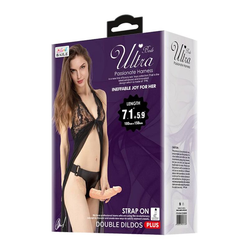 DANS - ULTRA PASSIONEEL HARNAS DUBBELE DILDO'S MET HARNAS
