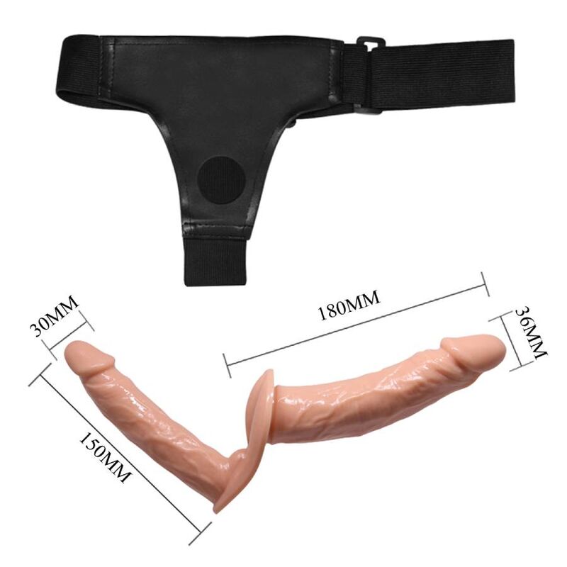 DANS - ULTRA PASSIONEEL HARNAS DUBBELE DILDO'S MET HARNAS