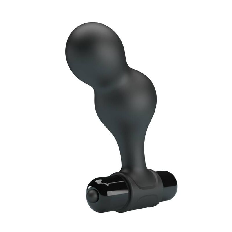MR PLAY - ZWARTE SILICONEN VIBRERENDE ANALE PLUG