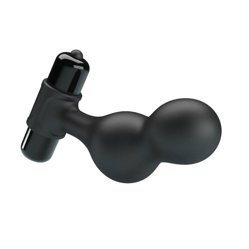 MR PLAY - ZWARTE SILICONEN VIBRERENDE ANALE PLUG