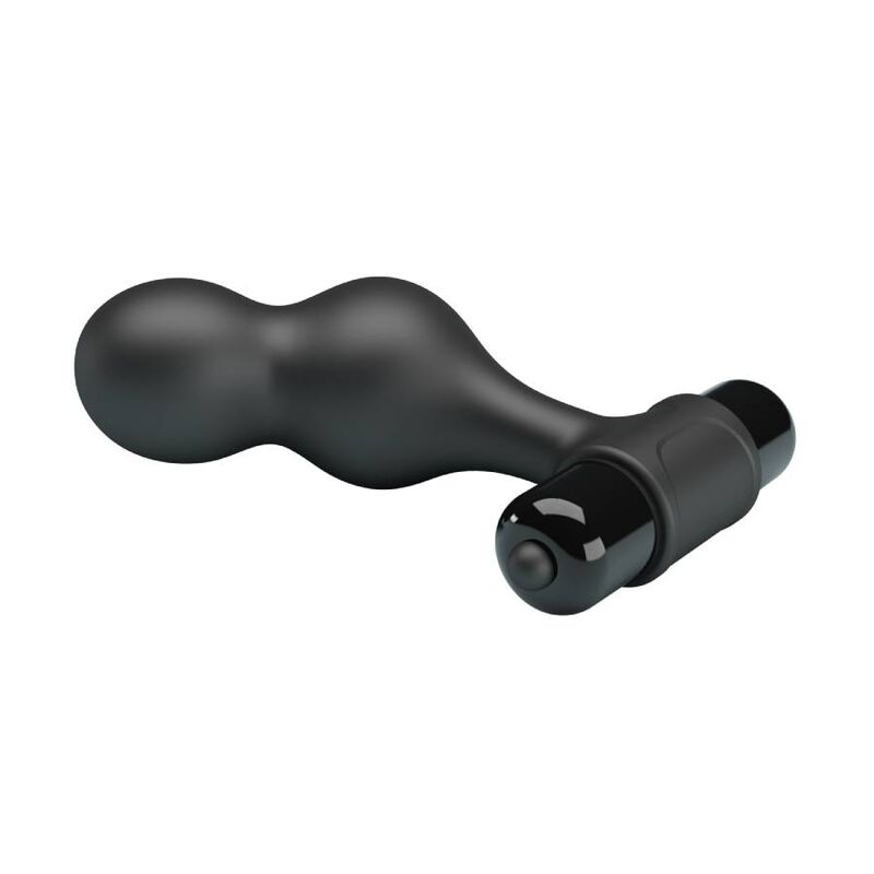MR PLAY - ZWARTE SILICONEN VIBRERENDE ANALE PLUG
