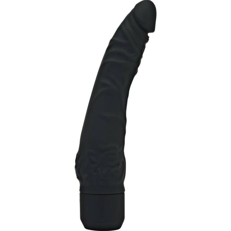 GET REAL - KLASSIEKE SLANKE ZWARTE VIBRATOR
