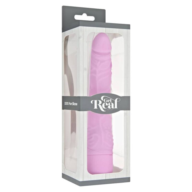 GET REAL - KLASSIEKE SLANKE ROZE VIBRATOR