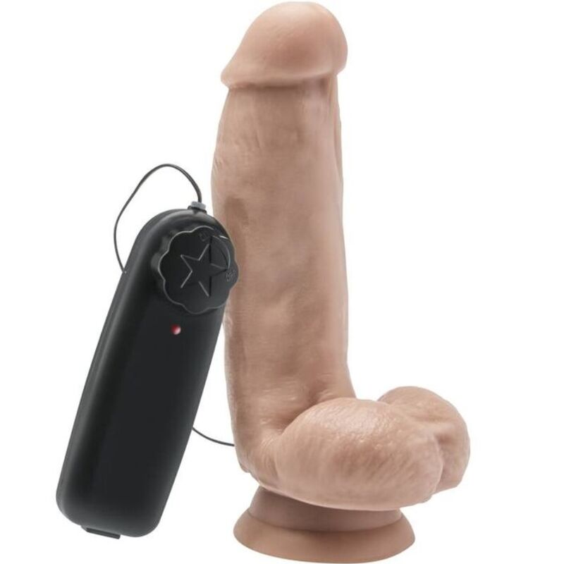 GET REAL - 12 CM DILDO MET TESTIKELS NATUURLIJKE VIBRATOR