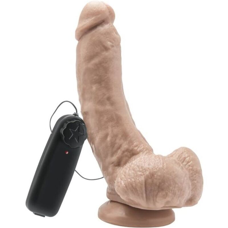 GET REAL - 20,5 CM DILDO MET TESTIKELS NATUURLIJKE VIBRATOR