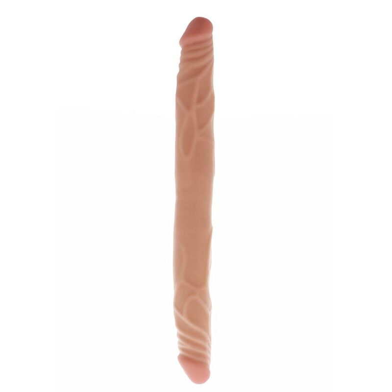 GET REAL - DUBBELE DONG 35 CM NATUURLIJK