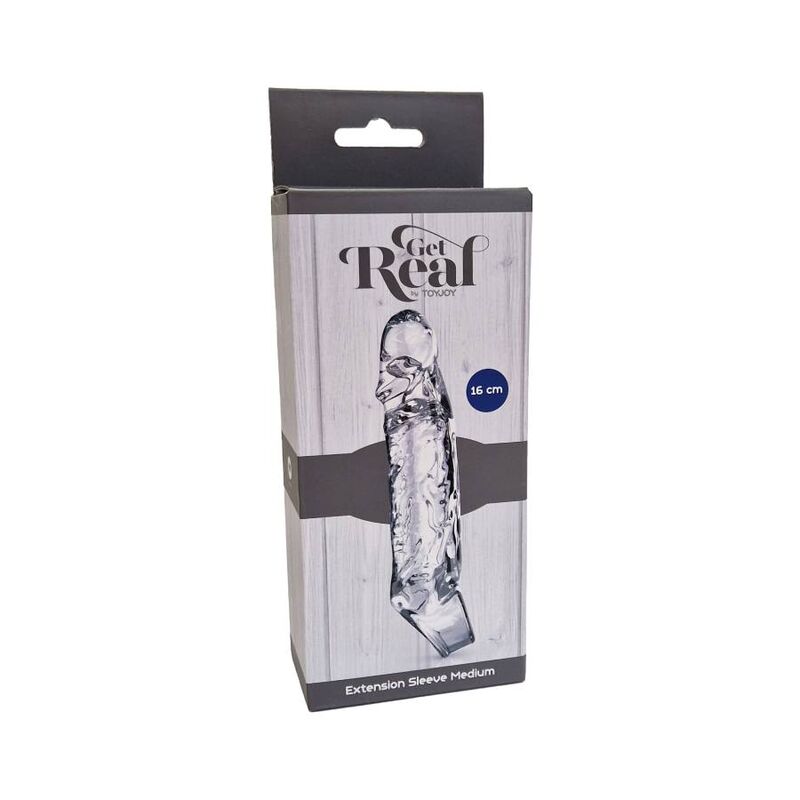 GET REAL - MEDIUM EXTENSION 16 CM TRANSPARANT