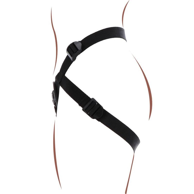 WORD ECHT - STRAP-ON ZWART HARNAS