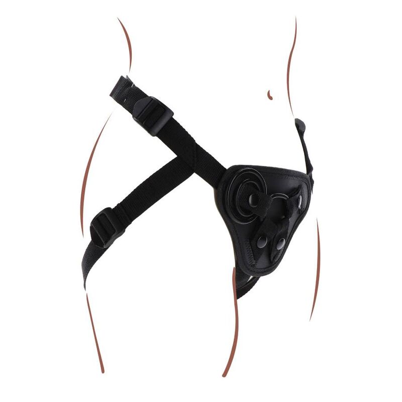 WORD ECHT - STRAP-ON ZWART HARNAS