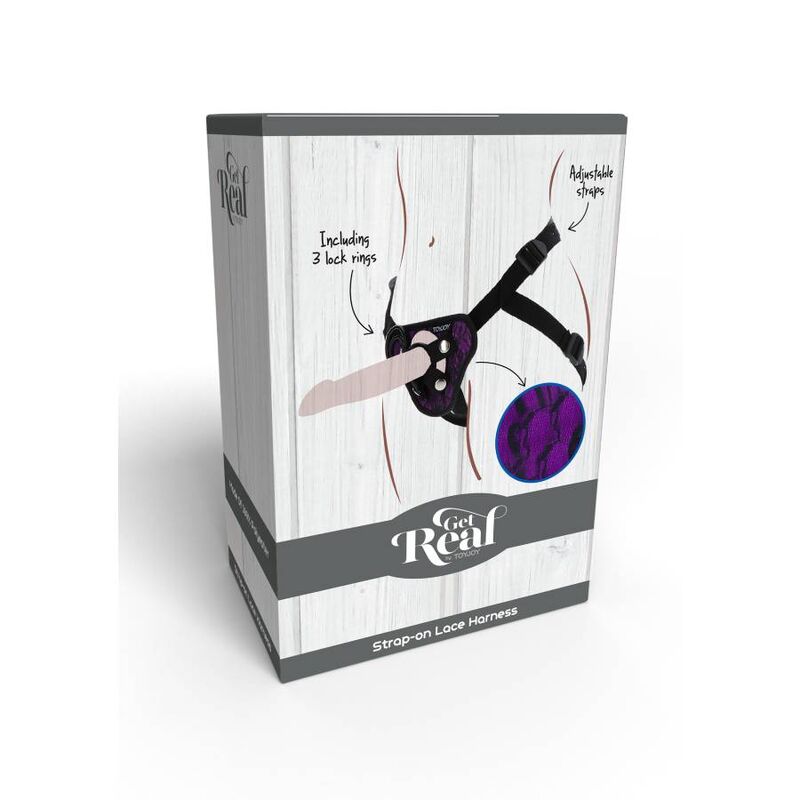GET REAL - STRAP-ON KANT PAARSE HARNAS