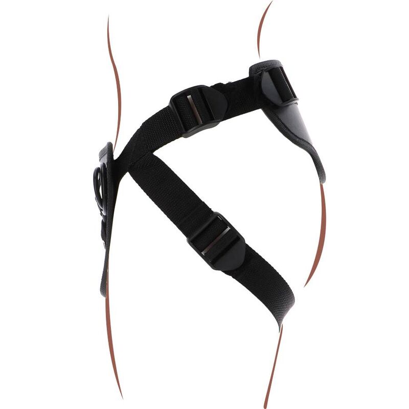 GET REAL - STRAP-ON DELUXE ZWART HARNAS