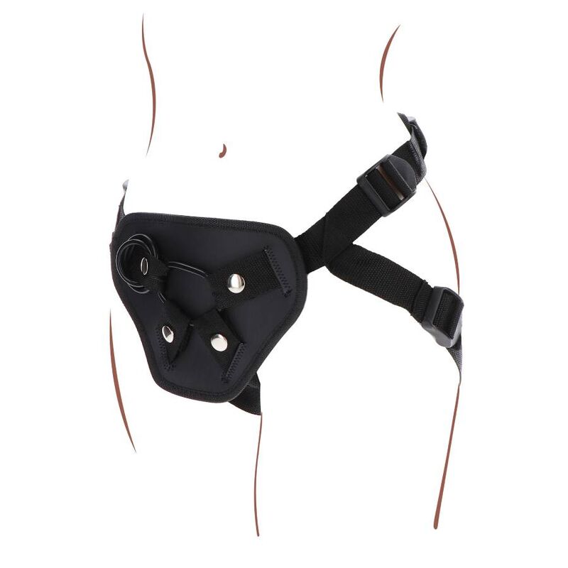 GET REAL - STRAP-ON DELUXE ZWART HARNAS