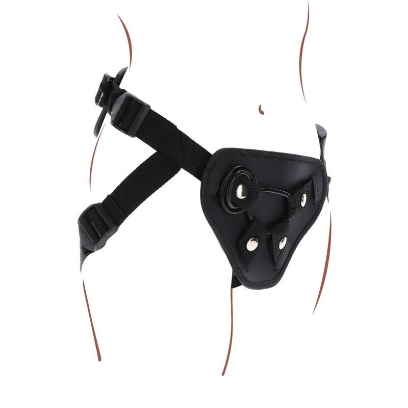 GET REAL - STRAP-ON DELUXE ZWART HARNAS