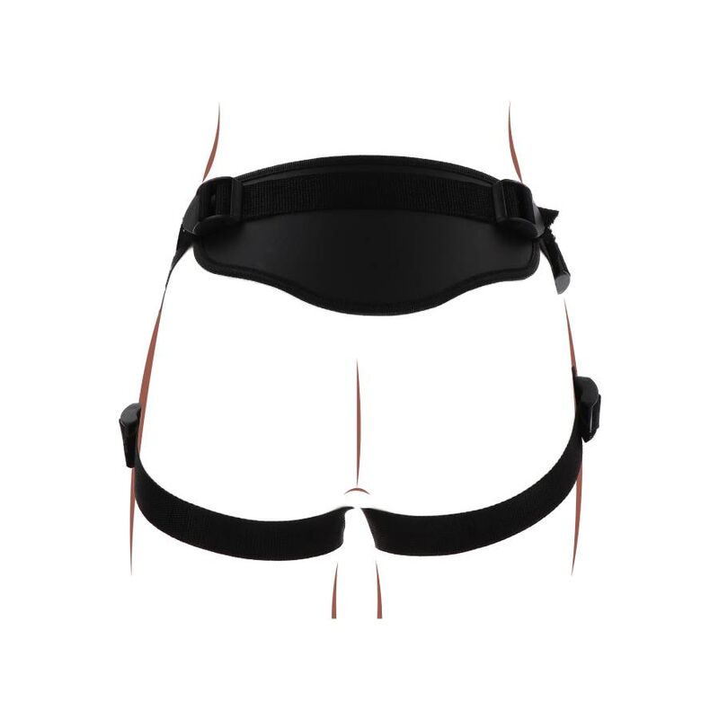 GET REAL - STRAP-ON DELUXE ZWART HARNAS