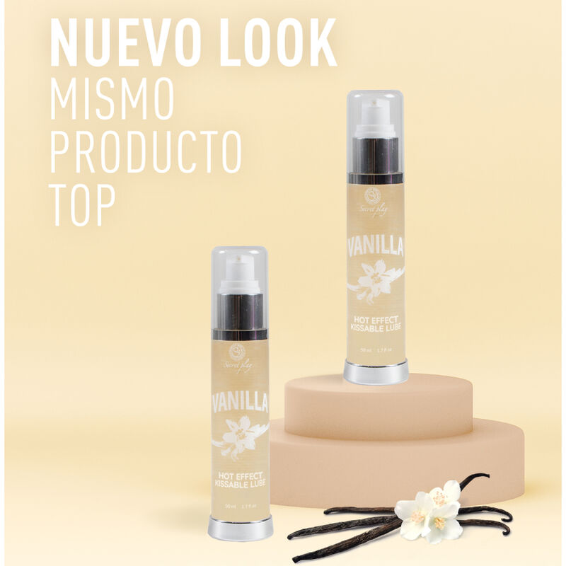 SECRETPLAY - 2-IN-1 VERWARMEND GLIJMIDDEL VANILLE 50ML