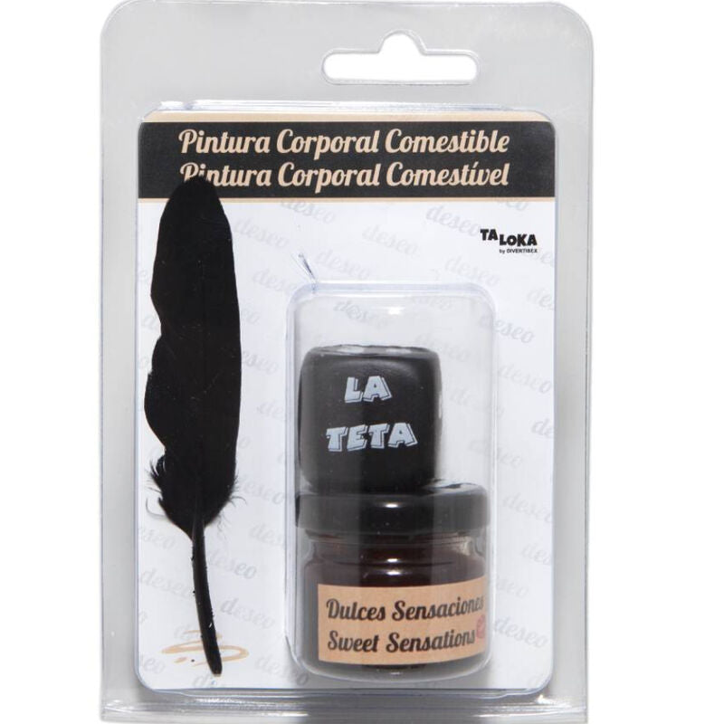 TALOKA - ETEN BODYPAINT CHOCOLADESMAAK + STIFT