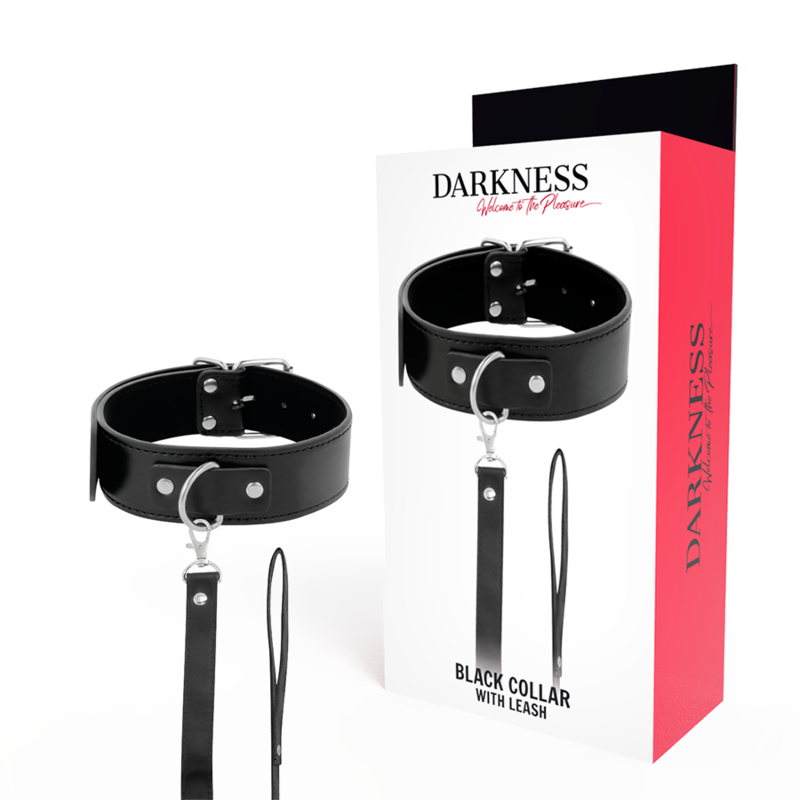 DUISTERNIS - LEDEREN KETTING POSTUUR HALSBAND