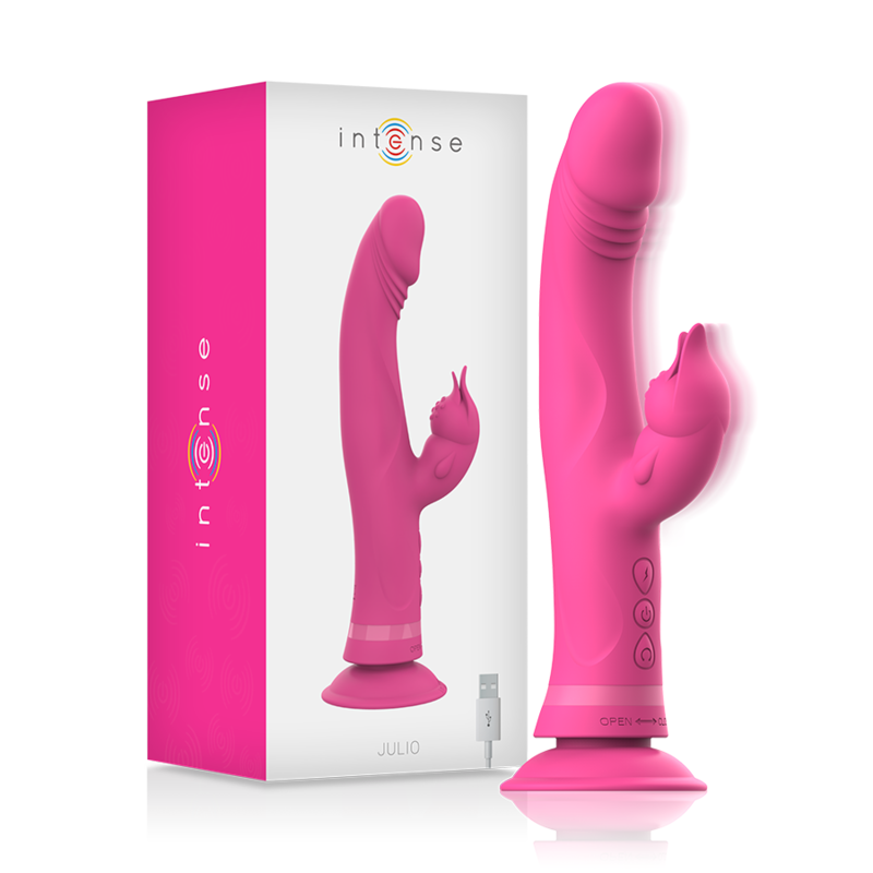 INTENSE - JULY RABBIT VIBRATOR ROZE SILICONEN