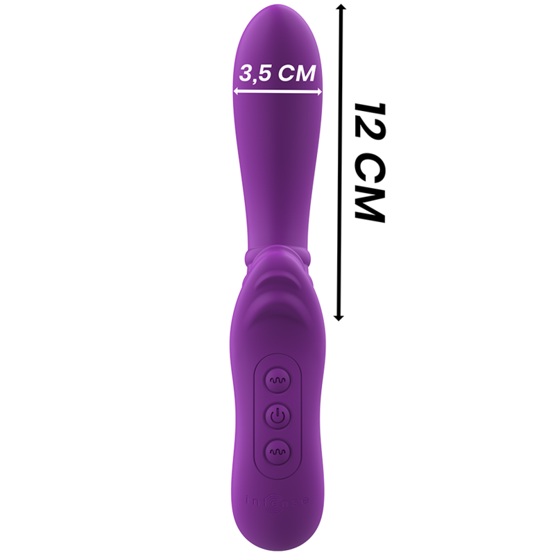 INTENSE - HARRY FLEXIBELE VIBRATOR MET PAARSE TONG