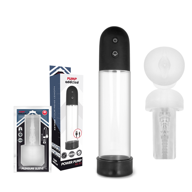 PUMP ADDICTED - RX11 AUTOMATISCHE ERECTIEPOMP MET MASTURBATOR