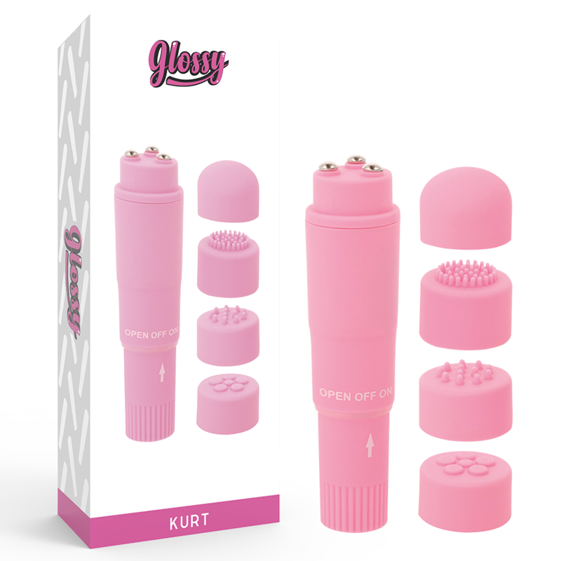 GLANZEND - POCKET KURT ROZE MASSAGER