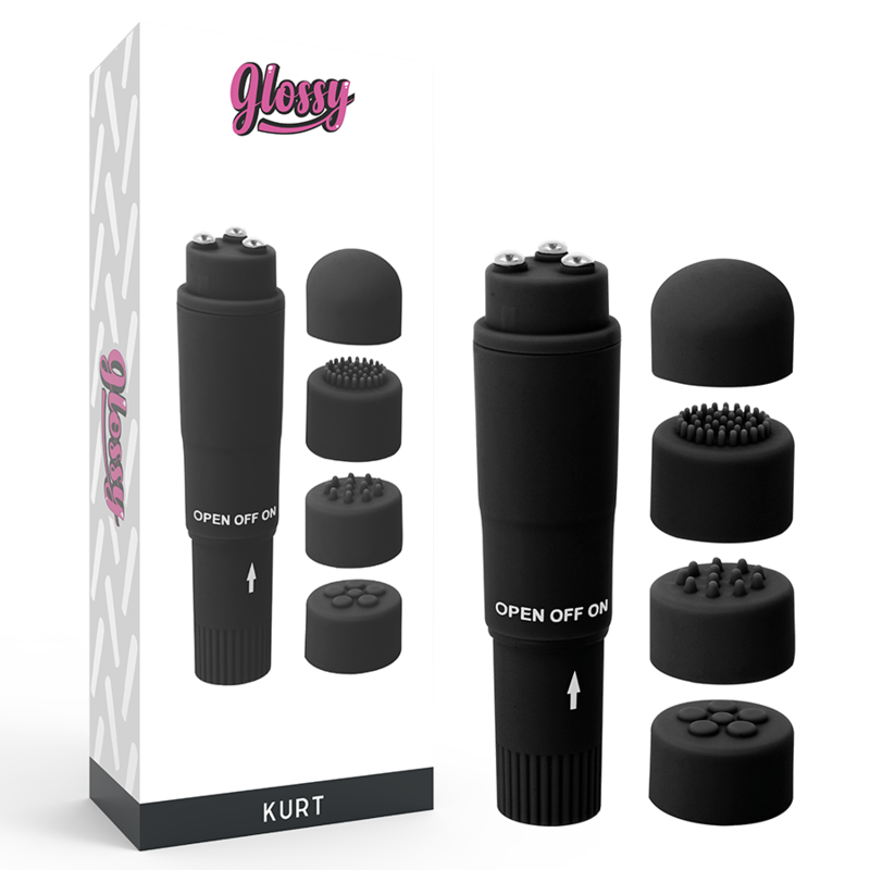 GLANZEND - ZAK KURT ZWART MASSAGER