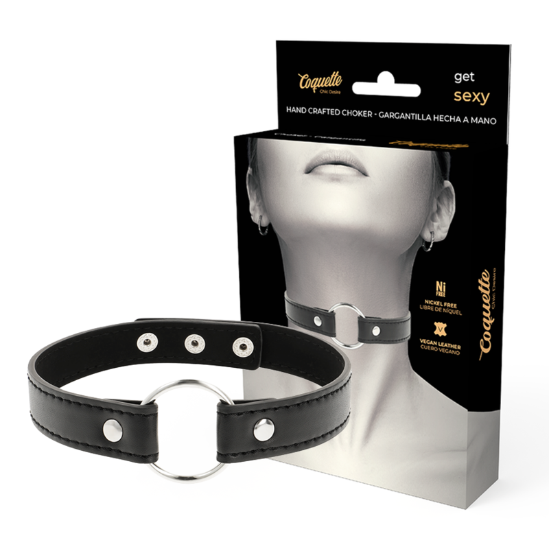 COQUETTE CHIC DESIRE - VEGAN LEDEREN KETTING, DAMESACCESSOIRE