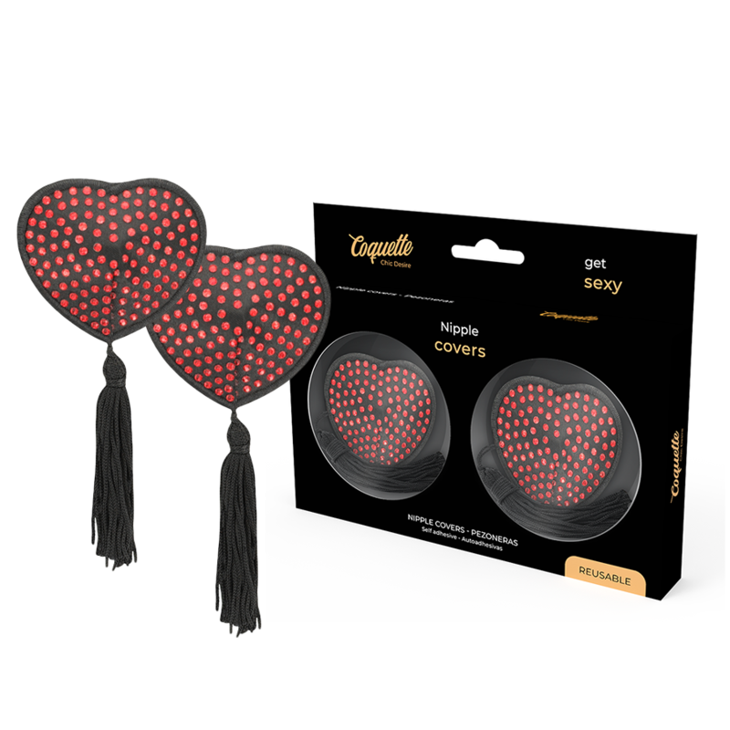 COQUETTE CHIC DESIRE - ROOD/ZWARTE TEPELBEKLEDING