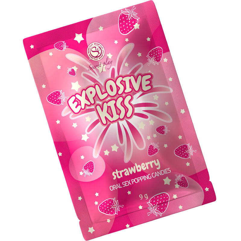 SECRETPLAY - EXPLOSIEVE AARDBEI-SNOEPJES