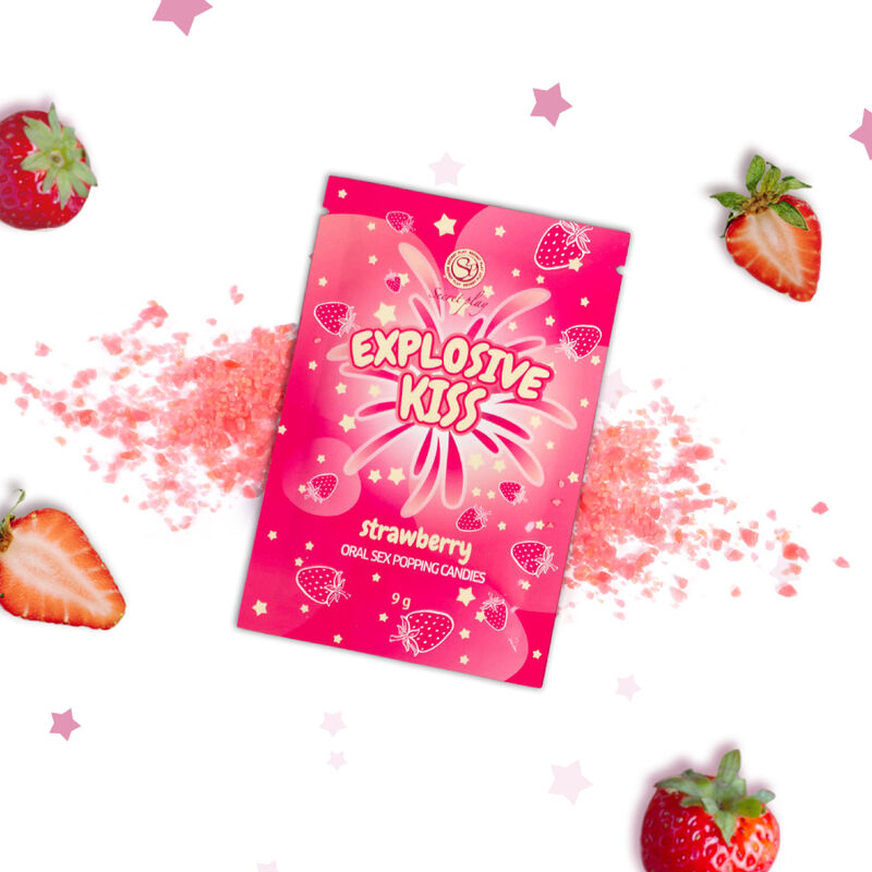 SECRETPLAY - EXPLOSIEVE AARDBEI-SNOEPJES