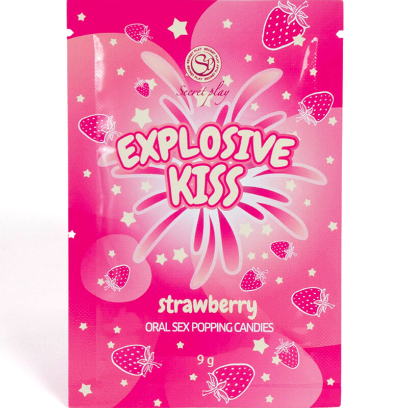 SECRETPLAY - EXPLOSIEVE AARDBEI-SNOEPJES