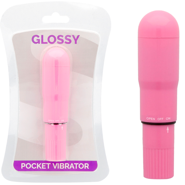 GLANZEND - INTENS ROZE VIBRATOR POCKET