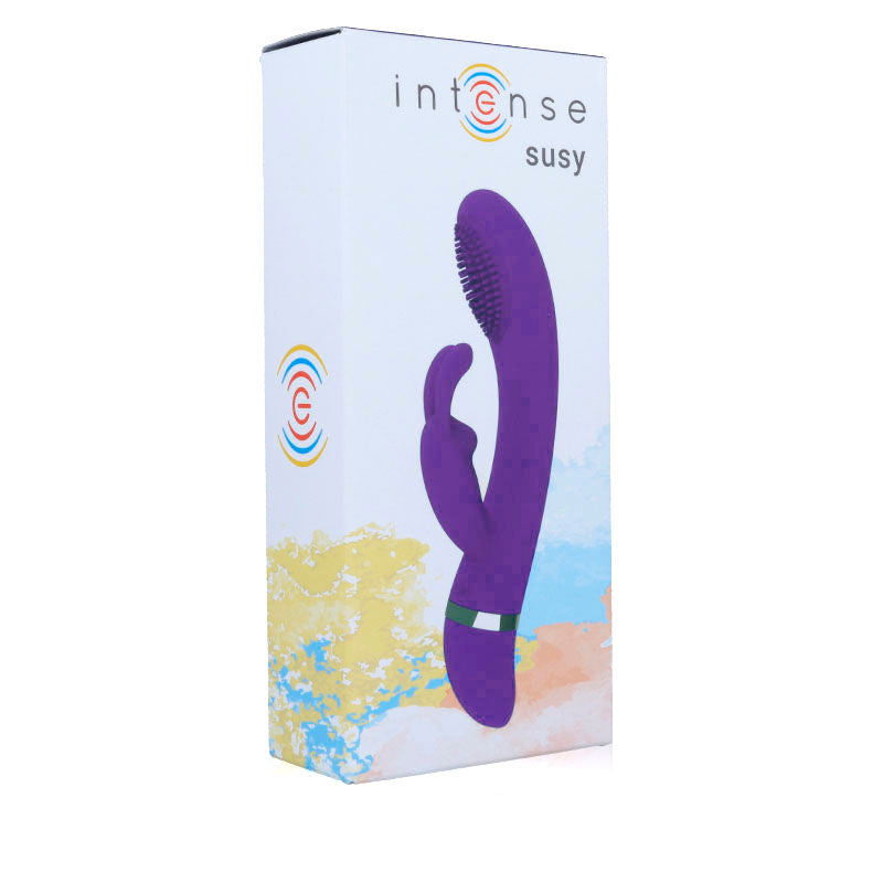 INTENSE - SUSY OSCILLERENDE SILICONEN KONIJNEN LILAC VIBRATOR